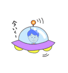 ピュアな宇宙人ぷちまるくん（個別スタンプ：32）