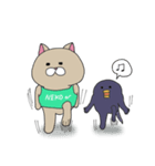 ニャンカス＆オタマ（個別スタンプ：1）