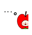 ある日のりんごちゃん（個別スタンプ：12）