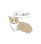 ぐうたら犬のスタンプ（個別スタンプ：7）