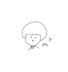 シンプルな人達。（個別スタンプ：25）