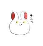 白玉うさぎ。（個別スタンプ：3）