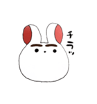 白玉うさぎ。（個別スタンプ：5）