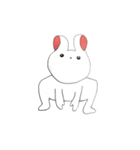 白玉うさぎ。（個別スタンプ：15）