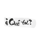 基本スペイン語 （書道）（個別スタンプ：13）