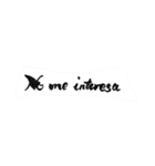基本スペイン語 （書道）（個別スタンプ：16）