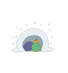 ぬんぬんスタンプどすんこちゃんinwinter（個別スタンプ：4）