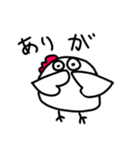 にわとり、にわとり、ひたすらにわとり。（個別スタンプ：1）
