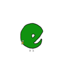 退屈な文字たち（個別スタンプ：5）