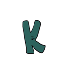 退屈な文字たち（個別スタンプ：11）