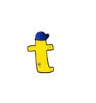 退屈な文字たち（個別スタンプ：20）