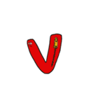 退屈な文字たち（個別スタンプ：22）