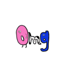 退屈な文字たち（個別スタンプ：30）