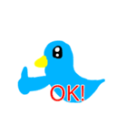 青い鳥の日常会話（個別スタンプ：6）