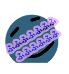 挨拶してる顔（個別スタンプ：8）