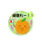 みかん大好き。ぼやっとミカン（個別スタンプ：17）