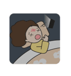 インドア少女 (Korean ver.)（個別スタンプ：8）