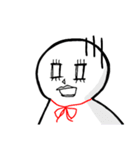 赤いリボンのてるてるぼうず（個別スタンプ：10）
