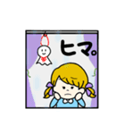 赤いリボンのてるてるぼうず（個別スタンプ：16）