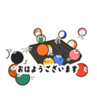 ビリヤード人（個別スタンプ：4）