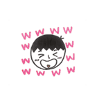 cute男の子スタンプ（個別スタンプ：1）
