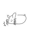 白玉うさぎ ”柏”（個別スタンプ：14）