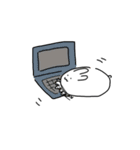 白玉うさぎ ”柏”（個別スタンプ：18）