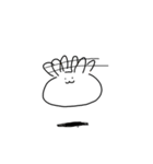 白玉うさぎ ”柏”（個別スタンプ：25）