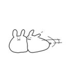 白玉うさぎ ”柏”（個別スタンプ：30）