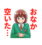 もぐささん（食い意地女子）（個別スタンプ：2）