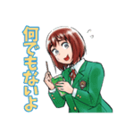 もぐささん（食い意地女子）（個別スタンプ：9）