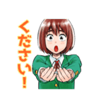 もぐささん（食い意地女子）（個別スタンプ：10）