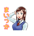 もぐささん（食い意地女子）（個別スタンプ：18）