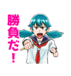 もぐささん（食い意地女子）（個別スタンプ：19）