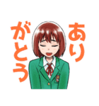 もぐささん（食い意地女子）（個別スタンプ：24）