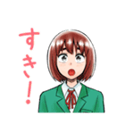 もぐささん（食い意地女子）（個別スタンプ：25）