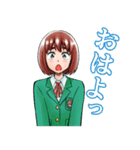 もぐささん（食い意地女子）（個別スタンプ：27）