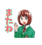 もぐささん（食い意地女子）（個別スタンプ：28）