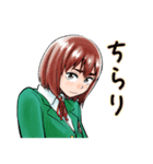 もぐささん（食い意地女子）（個別スタンプ：31）