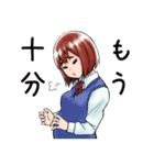 もぐささん（食い意地女子）（個別スタンプ：33）