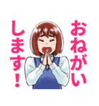 もぐささん（食い意地女子）（個別スタンプ：37）