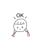 関西弁のみつあみちゃん（個別スタンプ：8）