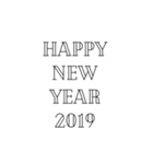 年末年始 挨拶 a＊（個別スタンプ：3）