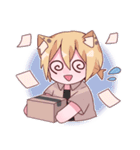 キュートなねこみみ日常スタンプ（個別スタンプ：23）