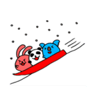 丸コロパンダウサギコアラ（個別スタンプ：4）