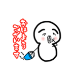 日常的に使える雪だるまスタンプ（個別スタンプ：2）