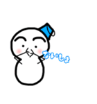 日常的に使える雪だるまスタンプ（個別スタンプ：16）