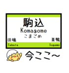 山手線 気軽に今この駅だよ！からまる（個別スタンプ：21）