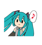 初音ミクの日常スタンプ byみさドラ（個別スタンプ：10）