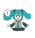 初音ミクの日常スタンプ byみさドラ（個別スタンプ：15）